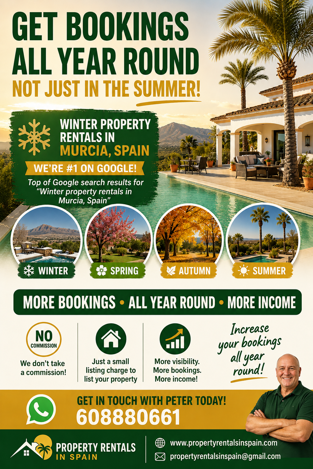 Property rentals and sales agency in Murcia spain in The Murcia region and  Mar Menor Winter Rentals 